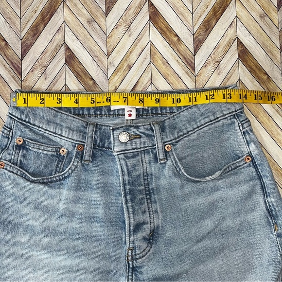 LUCKY‎ BRAND 90s Loose High Rise Crop Jeans Light Wash 4/27 Casual Cotton - Picture 8 of 8